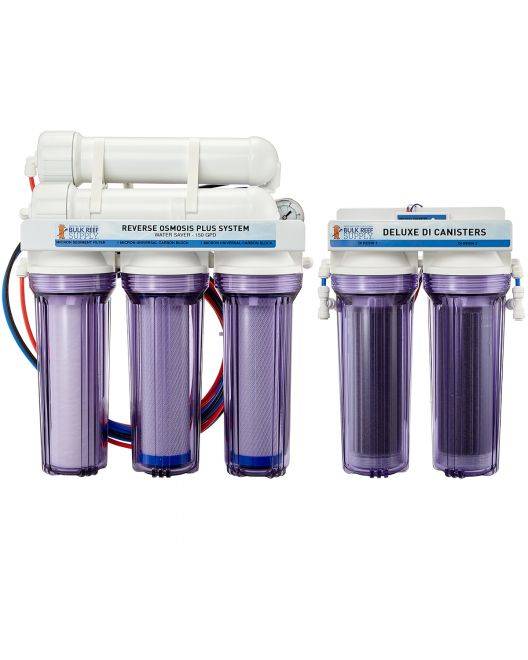 6 Stage Deluxe Plus 150 GPD Water Saver RO/DI System