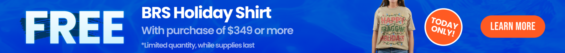 Free Holiday Shirt with Purchase of $349 or more
